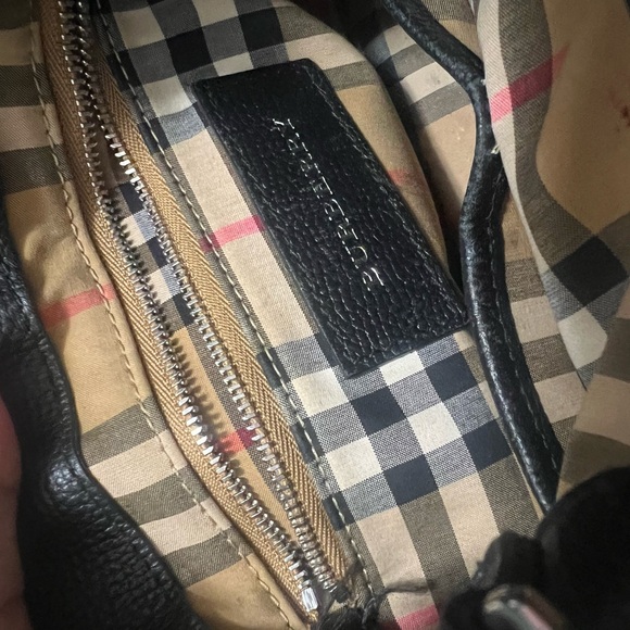 Small Burberry black banner tote - Picture 9 of 14